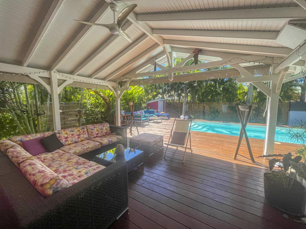 10.Location villa piscine Saint François Guadeloupe_Terrasse